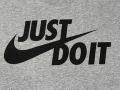 Nike Sportwear Just Do It Graphic T-Shirt Dark Grey Heather Men’s S AR5006-063