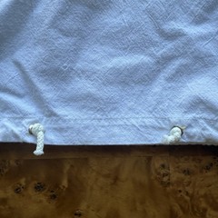 White Shirt Mens XL White Mexican Beach Casual Flour Sack Drawstring Tourist