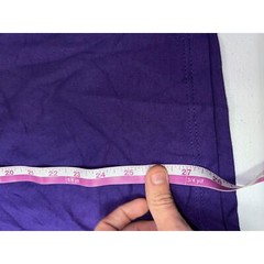 90s Vintage Jerzees 100% Combed Cotton Purple Blank Shirt VTG M