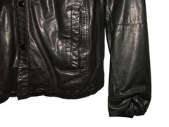 Men’s All Saints ALLIANCE LEATHER SHIRT jacket Medium M (ref106) £99.99!!!!!