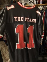 DC Comics Originals The Flash #11 Men’s XL Graphic T-Shirt Black Red Polyester
