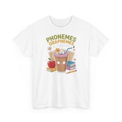 Phonemes Graphemes And Caffeine Coffee Teacher T-Shirt