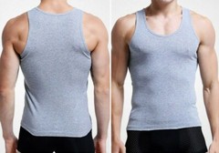 MENS VESTS 100% Cotton TANK TOP SUMMER TRAINING GYM TOPS PACK PLAIN S-4XL