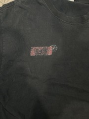 Y2K distressed The Walking Dead black cotton t-shirt