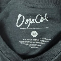 Doja Cat Official Graphic T-Shirt Black XXL Lightning Bolt Tour Merch Tee Cotton