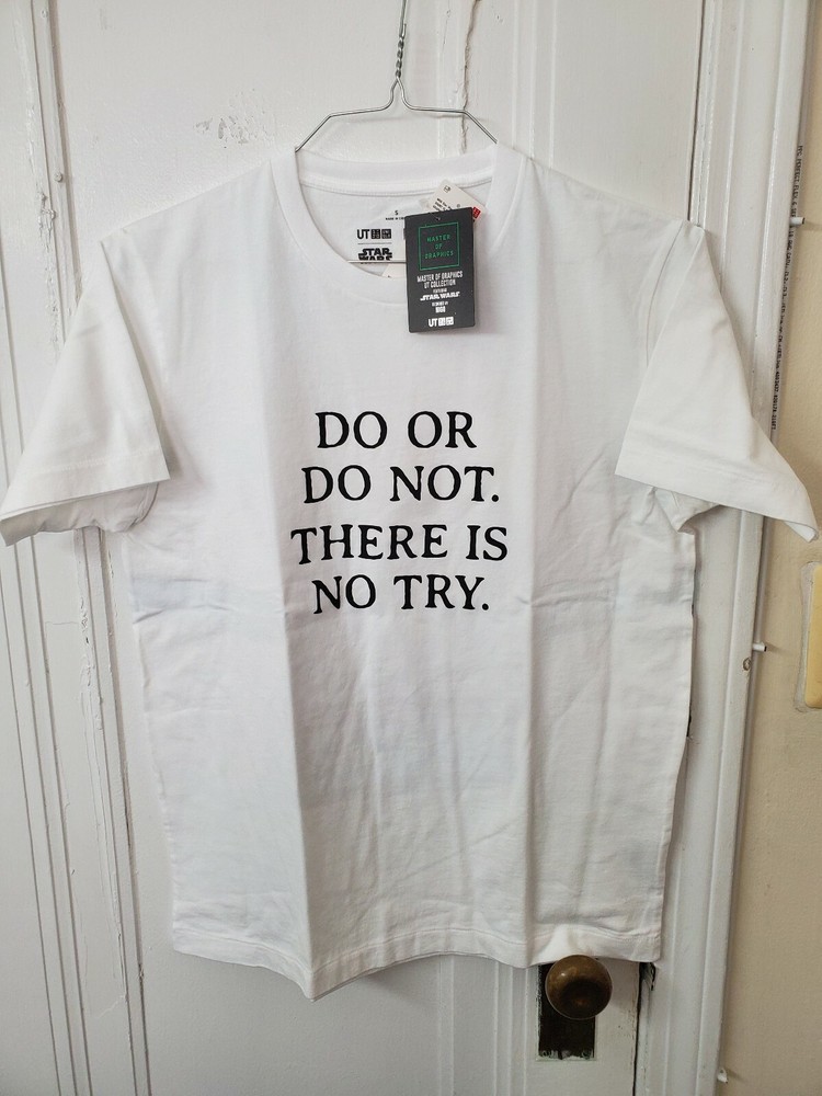 (US SELLER) Uniqlo x Star Wars 2019 T-Shirt Master of Graphics UT NIGO White