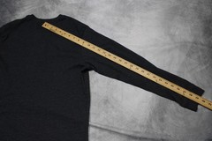 Ash & Erie Henley Shirt Mens Medium Gray Long Sleeve Jersey Cotton Blend