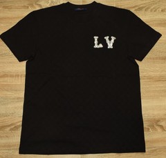Louis Vuitton Mens Embroidered T-shirt Size XL