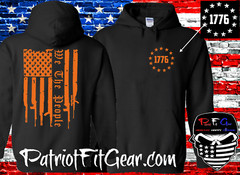 Hoodie,Gun Flag,We The People,1776,Gun Rights,Molon Labe,American Patriot,2A,