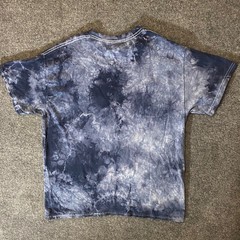 Popular Poison Shirt Mens L Tie Dye Antisocial Rose Graphic Blue Bandana Print