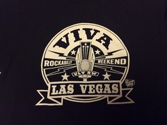 New 2018 Viva Las Vegas Rockabilly Weekend Staff Shirt ~Vince Ray Design Adult L