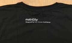 Social Butterfly Motricity Mobile Experience T-shirt Size Large 100% Cotton