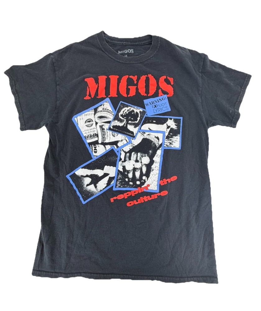 Migos Reppin’ the Culture Quality Control Mixtape Album Graphic T-Shirt Medium