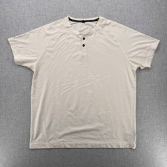 Public Rec V Neck Tee & Henley Shirt Lot Men XXL Black White Stretch Casual