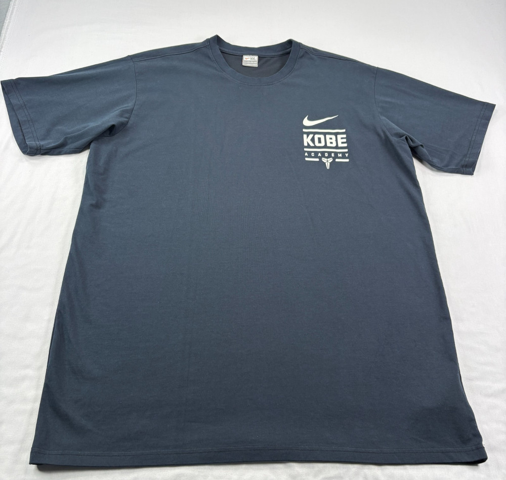 Vintage Nike Kobe Bryant Shirt Mens 2XL Blue Basketball Academy Crew Neck Y2K