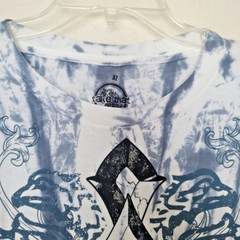 Take That T-shirt Tie Dye Mens Size XL White Blue Pre Shrunk Cotton Blue White