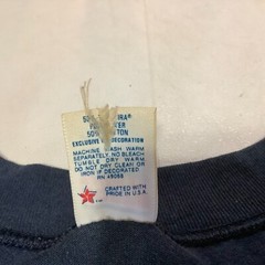 Vintage 1990 Soffe Shirts Elephant Blue T-shirt Single Stitch Size XXXL USA