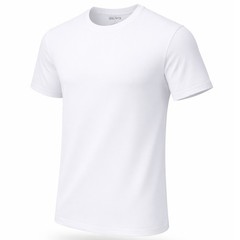 Men’s 9-Pack Classic Short Sleeve Crew Neck 100% Cotton Undershirts