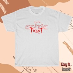 New Celtic Frost Logo Men’s Black/Grey/White/Navy T-Shirt Size S to 5XL