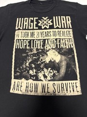 2015 Wage War Twenty One Band T-Shirt Size M Blueprints Album Era Metalcore WW
