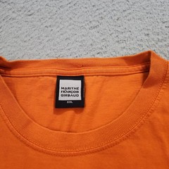 Marithe Francois Girbaud T Shirt Mens XXL 2XL Orange Hip Hop Skater Y2K Spots