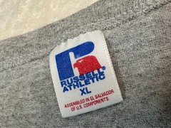 Vintage 1980s 80s 90s 1990s Russell Athletic Blank Basic Heavyweight T-Shirt, XL