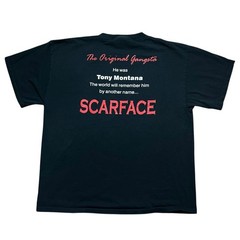 Vintage Scarface Portrait Tee Shirt Men’s Size XL Tony Montana Double Sided