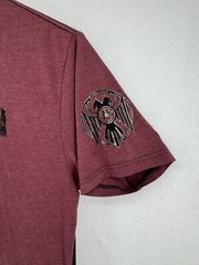 Buckle American Fighter T-Shirt Men’s 4XL Foil Lined Graphic Double Sided
