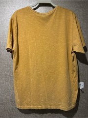 Lucky Brand Mustard Yellow Graphic Tee L