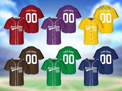 Personalized Custom Stripe Line Color Baseball Jersey For Baseball Fans Custom