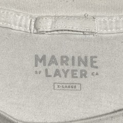 Marine Layer T-Shirt Men’s XL Off White Short Sleeve Surf Surfing