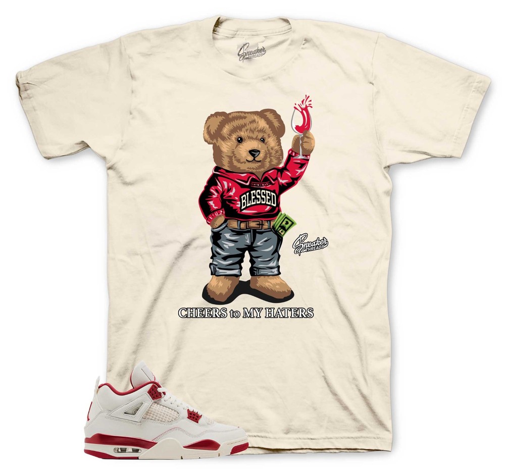Shirt To Match Jordan 4 Valentines Day Tough Red Shoes – Cheers Bear Tees
