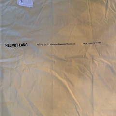 Helmut Lang Sz Lg Soft NWT Yellow Short Sleeve Tee. Super soft material.
