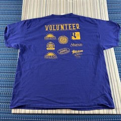 Delta Roots Country Festival Shirt Mens 2XL Purple Volunteer Helena Arkansas