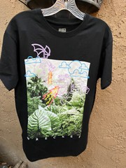 BRISCO Brands Wrecked Graffiti Tag Graphics BLACK T-Shirt – Unisex/Men’s M NEW