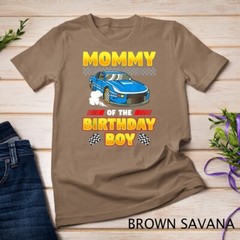 Mommy of the Birthday Boy Race Car Racing Party Family T-Shirt Unisex T-shirt