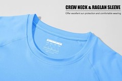 UPF50+ Men’s Short Sleeve T-Shirts Quick Drying Sport Hiking Skin Protection Tee