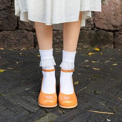 Women Ankle Socks Women Lace Ruffle Frilly Ankle Socks Fashion Ladies Girl Pr…