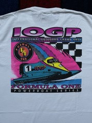 vintage 1996 IOGP Formula One Powerboat Series Tshirt Mens Large Outboard
