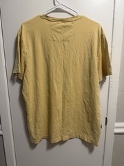 Nautica Performance Tee Yellow Men’s V-Neck Short Sleeve T-Shirt XL Cotton