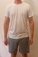 Hanes X-Temp White Size L Short Sleeve Crewneck Cotton T-Shirt