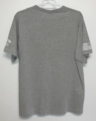 Land Of The Free Home Of The Brave Short Sleeve T-Shirt Men’s 4XL Gray