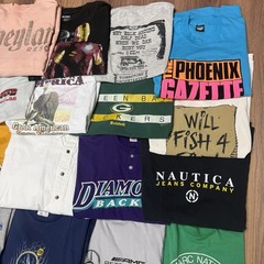 Vintage Modern Reseller Bundle Wholesale T Shirt Lot 30 Items 90s 00s Jun16-1