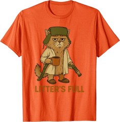 Litter’s Full Funny Cat Lovers Christmas Xmas Funny Unisex T-Shirt