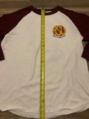 VTG SPORT TEK BASEBALL RAGLAN ASU GYMNASTICS GRAPHIC ( MENS M ) DISTRESSED
