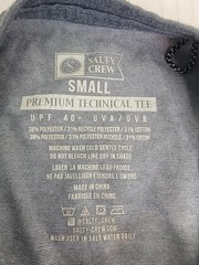 Salty Crew Graphic Fishing Premium UPF 40 Long Sleeve T-Shirt Men’s Small