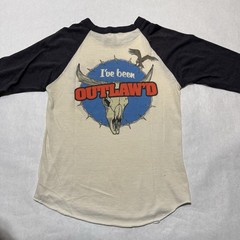 Vintage 80s Outlaws Raglan T Shirt Small Rock Concert 1981 Tour