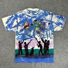 Vintage 90s Kite AOP Hand Dyed Local Color Reach For The Sky Shirt – Size Large