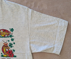 Vintage 1993 Risque Funny Ladybug Positions Four Leaf Clovers Shirt Coast Trends