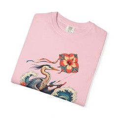 Hibiscus Surf Kite Heron T-Shirt Graphic